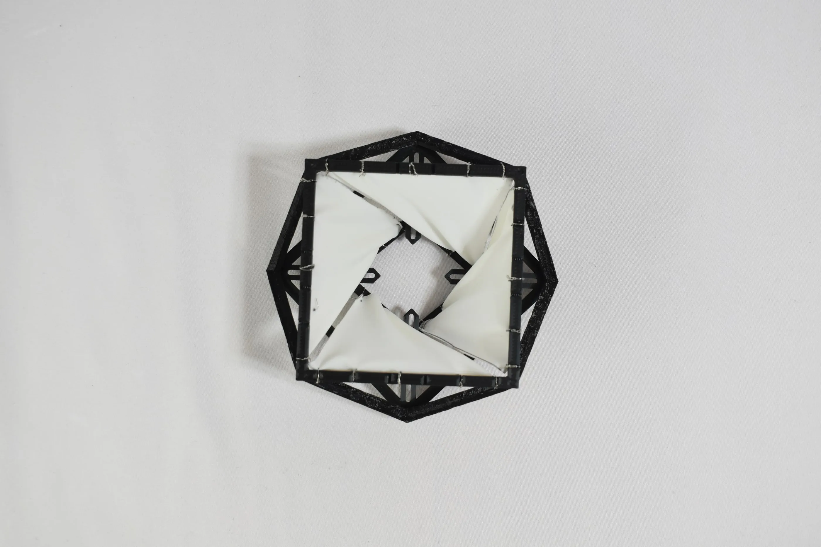 The printed module from above, closed